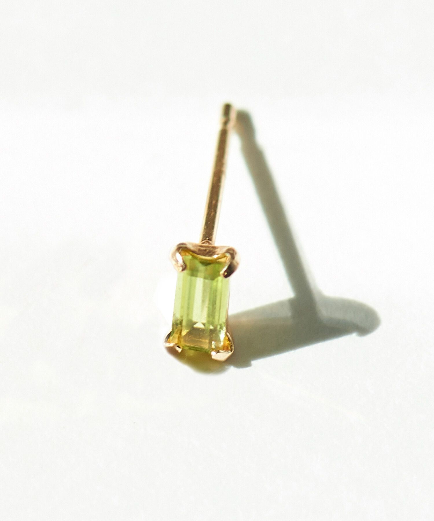 JUPITER「【K10】天然石カクテルプチピアス/片耳　ペリドット」|ピアス|