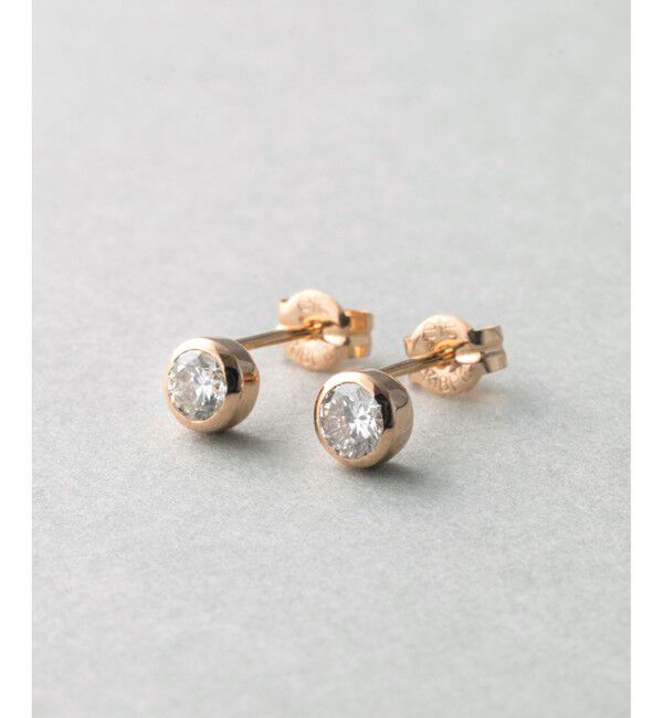 ete「K18 ダイヤモンド 0.3ct ピアス「ブライト」」|ピアス|