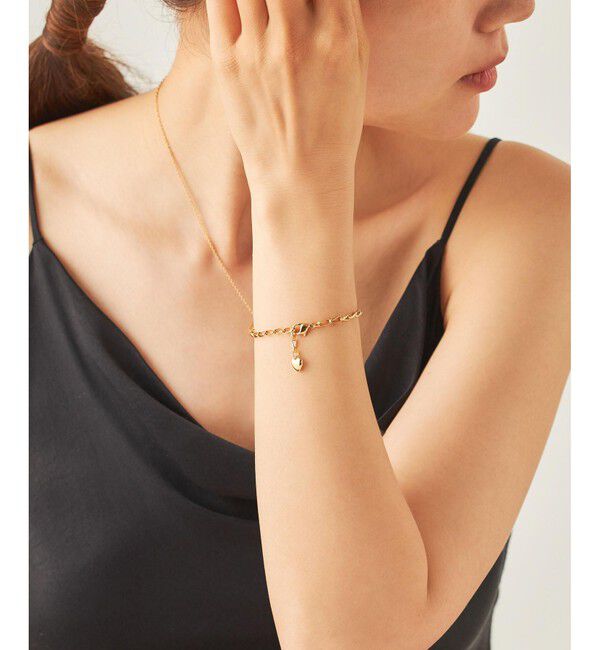 ete「[レイヤード] ハート ブレスレット」|ブレスレット・バングル|