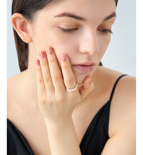 ete「[パール] K18YG リング」|リング|