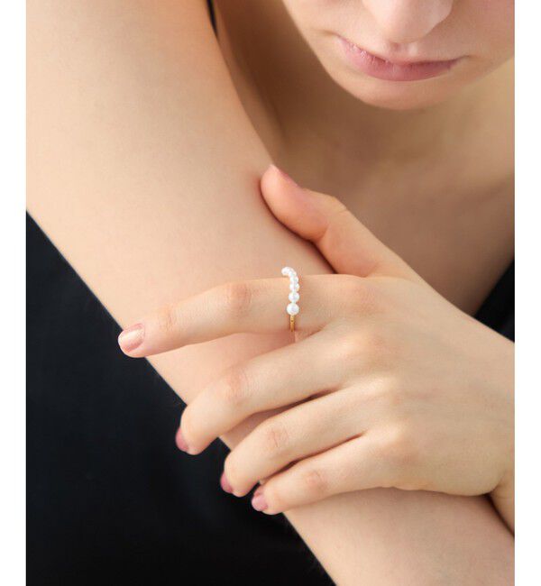 ete「[パール] K18YG リング」|リング|