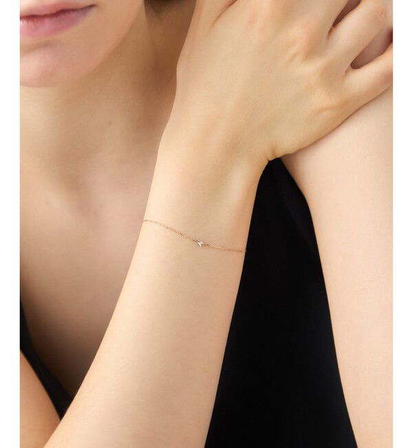 ete「[ムーンリット] K18MPG ダイヤモンド ブレスレット」|ブレスレット・バングル|