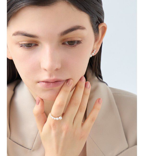 ete「[パール] K18YG リング」|リング|