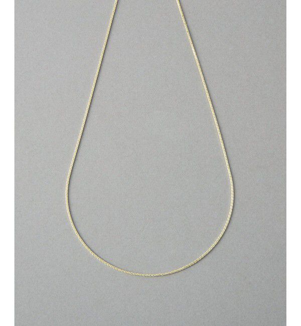 ete「【先行予約】 [アイシーヴェール] K10IGG スパイクチェーン ネックレス」|ネックレス|グリーン