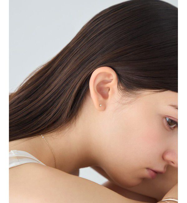 ete「【先行予約】 [アイシーヴェール] K10IGG ダイヤモンド アイス ピアス」|ピアス|