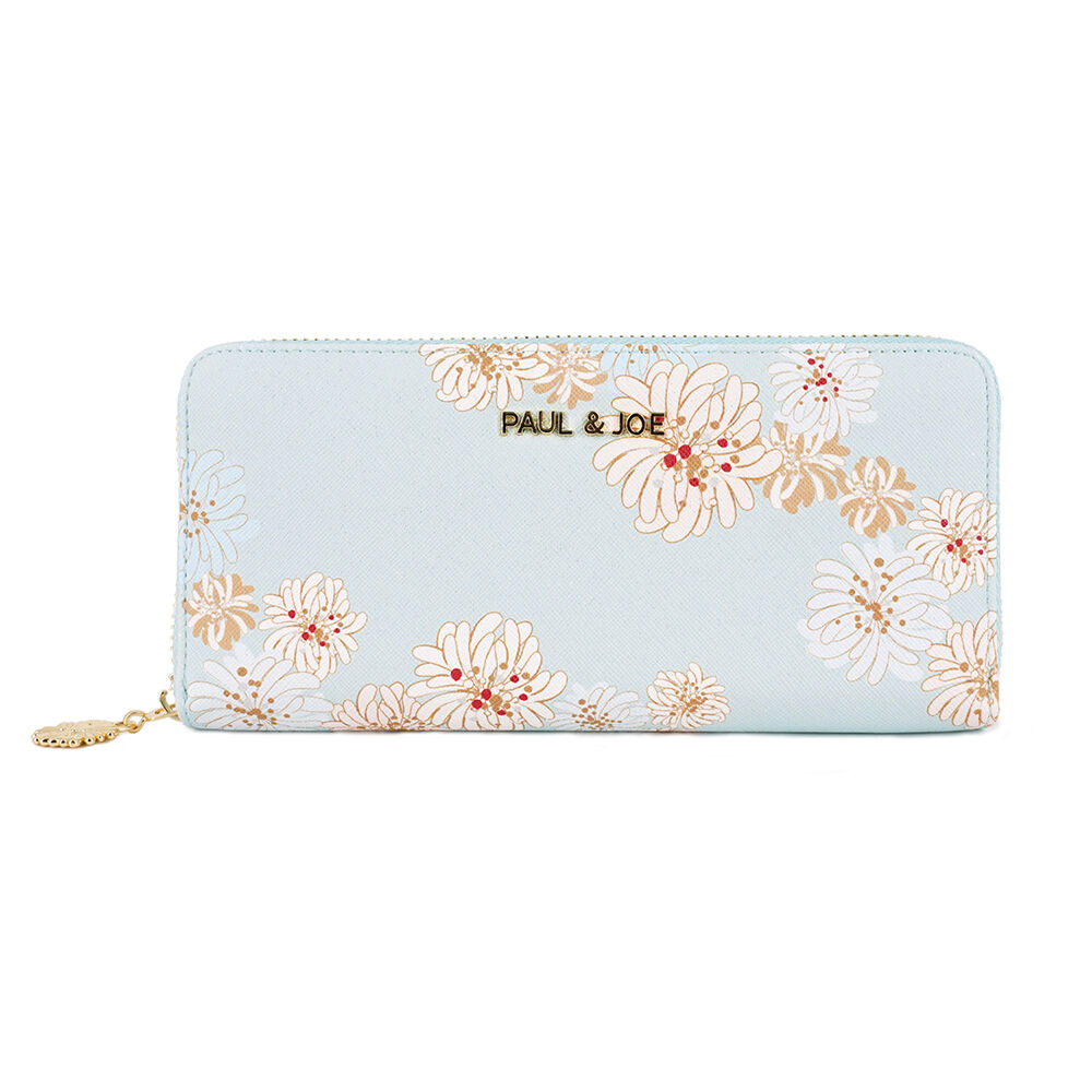 PAUL&JOE「ラウンド束入れ／クリザンテーム　ラメ　／ＰＡＵＬ　＆　ＪＯＥ」|財布|ミント