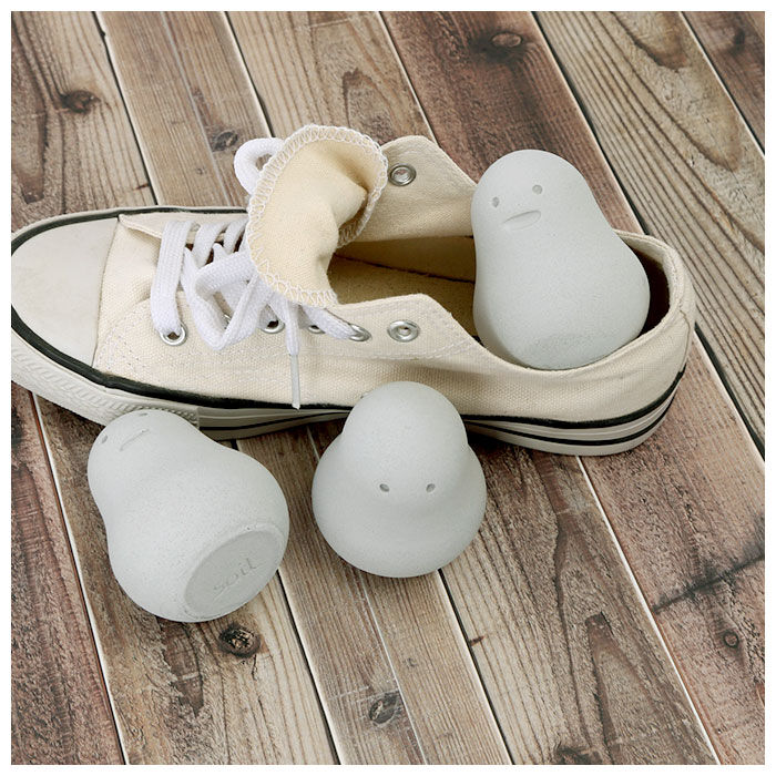 BACKYARD FAMILY「珪藻土 soil 通販 下駄箱 消臭 だるま 直径53&times;高さ70mm ソイル SOIL soil」|シューケア|