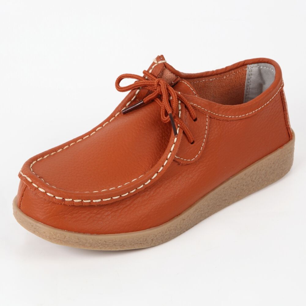 BACKYARD FAMILY「革靴 レディース 通販 チロリアンシューズ レザーシューズ 紐靴 ひも靴 靴 シューズ」|その他|オレンジ1