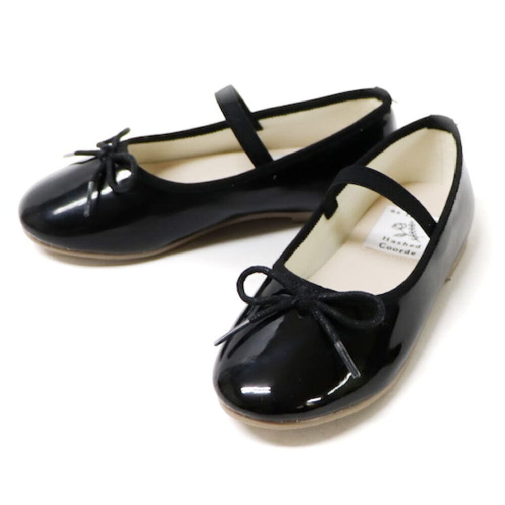 BACKYARD FAMILY「フォーマルシューズ キッズ 通販 バレエシューズ 17 18 19 20 21 cm おしゃれ」|その他|ブラック1