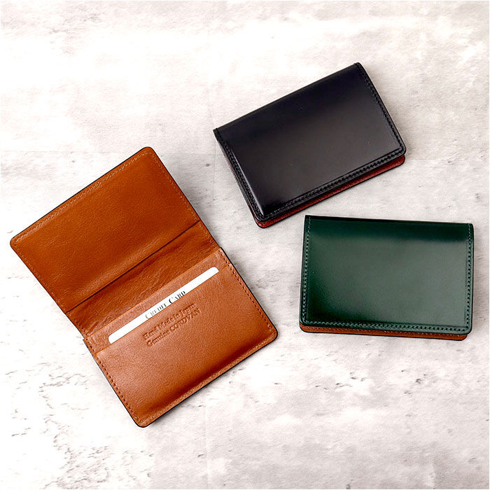 BACKYARD FAMILY「名刺入れ メンズ コードバン 通販 日本製 カードケース 本革 名刺ケース 革 砂村 コード バン」|名刺入れ・カードケース|