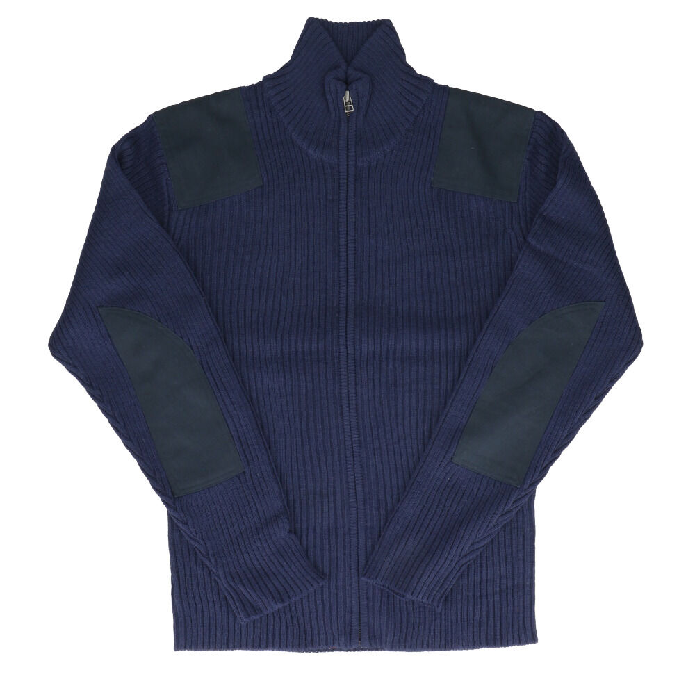 BACKYARD FAMILY「ジップアップセーター メンズ 通販 ミリタリーセーター コマンドセーター ジップアップ ニット」|その他|ブルー1