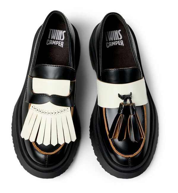 CAMPER「[カンペール] TWINS / カジュアルシューズ」|ビジネス・ドレスシューズ|ブラック