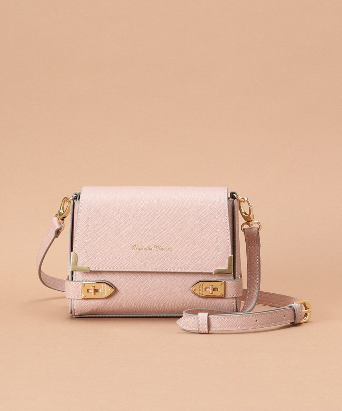 Samantha Thavasa「エールショルダーバッグ　小」|ショルダー・メッセンジャー|ﾋﾟﾝｸﾍﾞｰｼﾞｭ