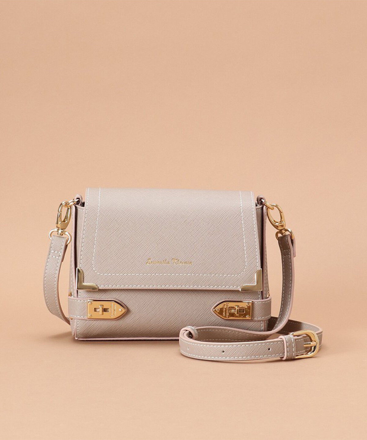 Samantha Thavasa「エールショルダーバッグ　小」|ショルダー・メッセンジャー|グレージュ