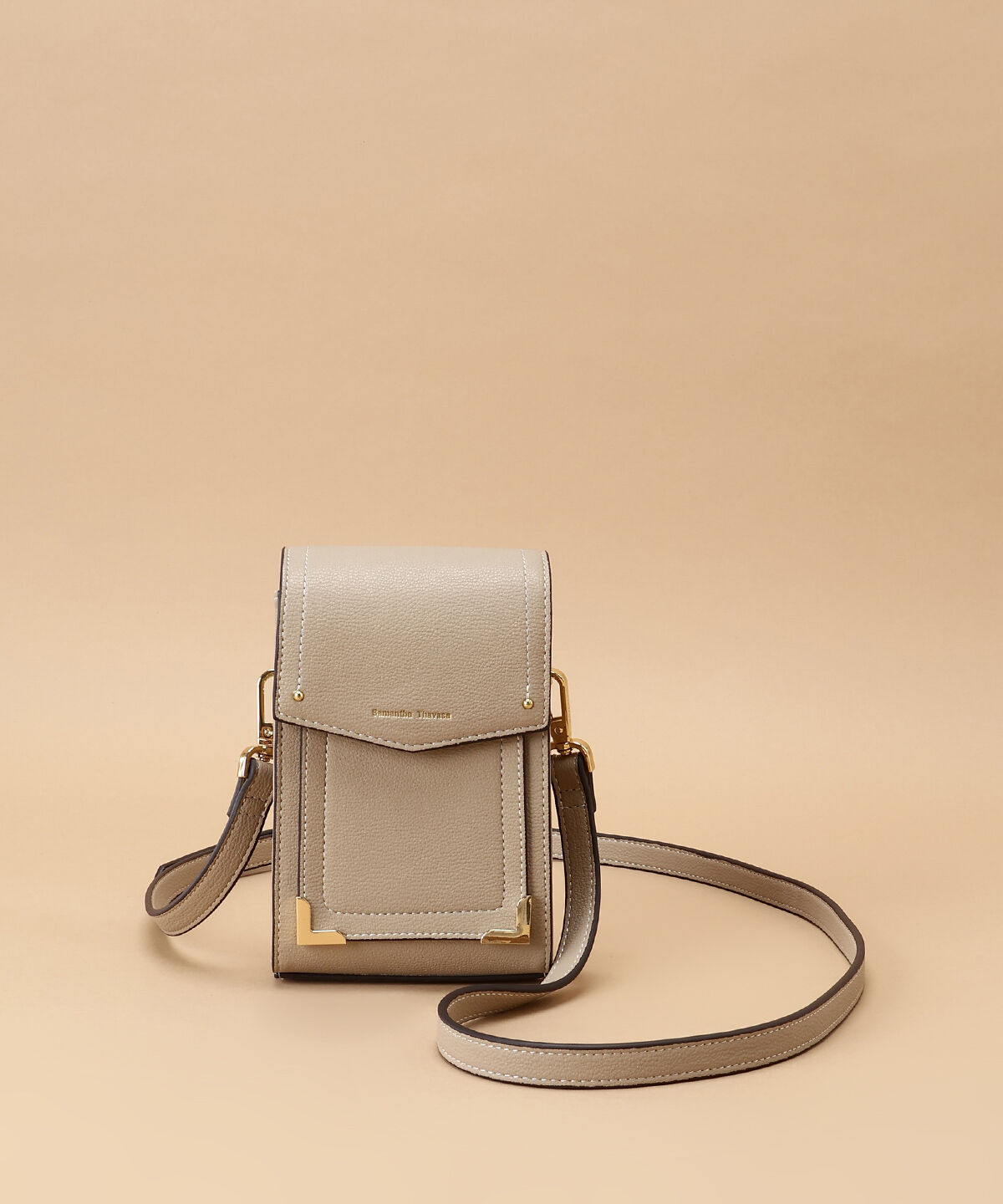 Samantha Thavasa「カードスロット付きシンプルスマホショルダー」|ショルダー・メッセンジャー|
