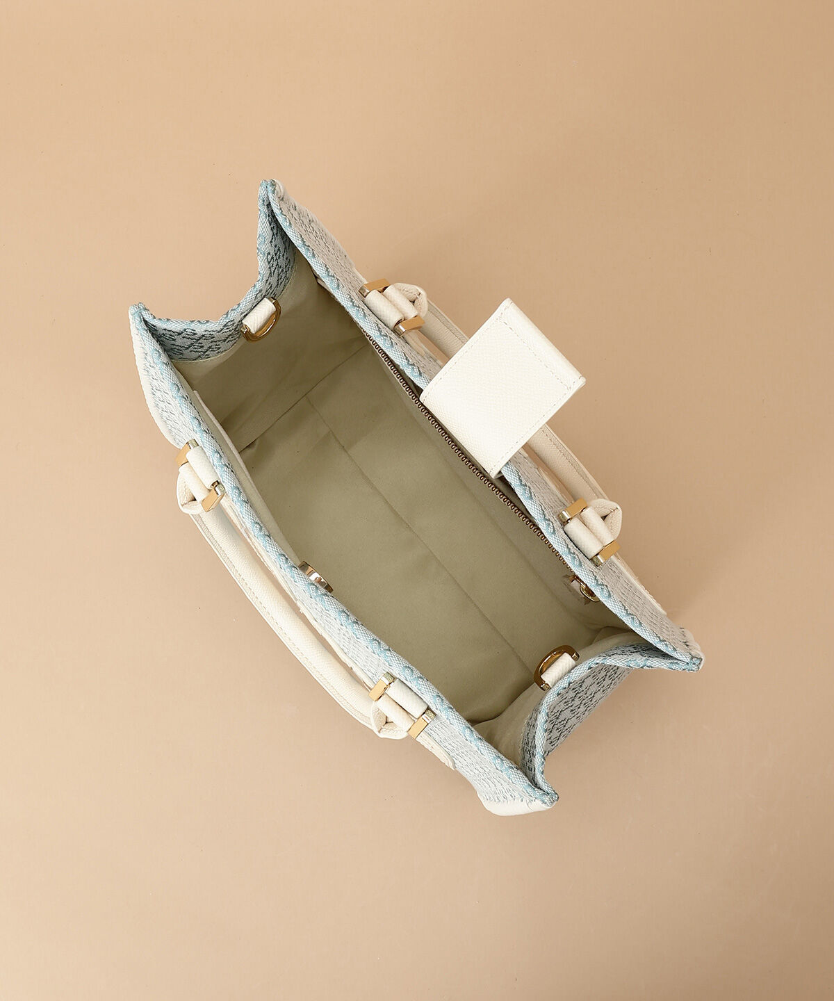 Samantha Thavasa「ST Jacquard サマタバスクエアトートバッグ」|トートバッグ|