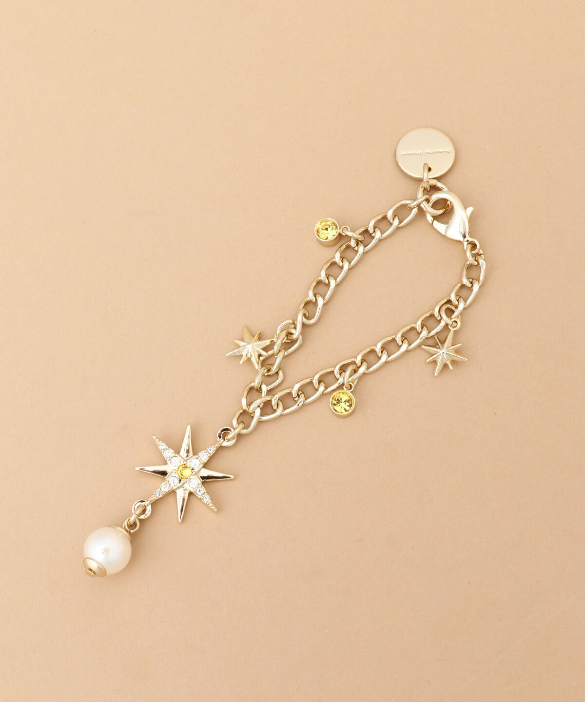 Samantha Thavasa「シャイニーバッグチャーム」|チャーム・キーホルダー|イエロー