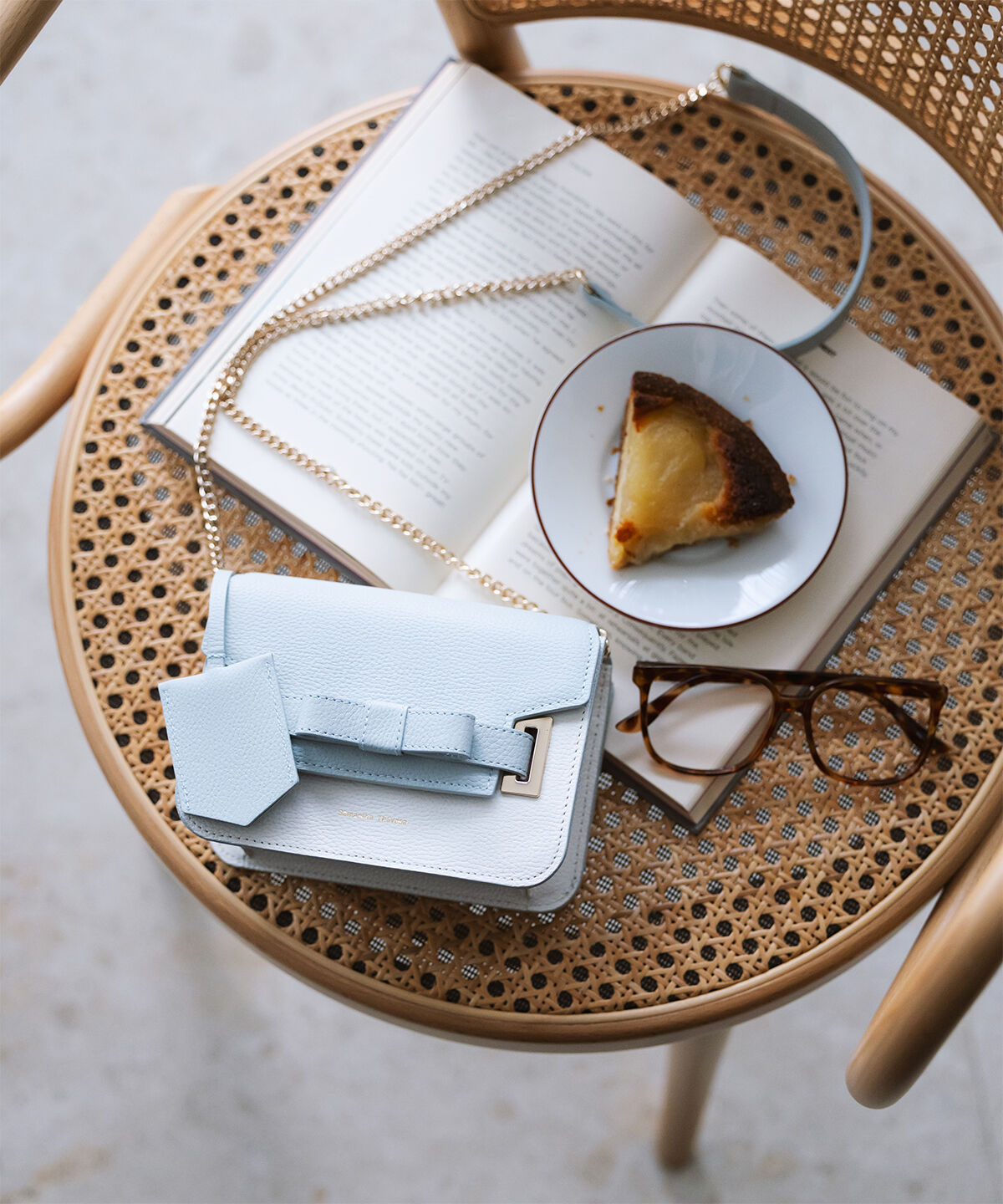 Samantha Thavasa「バイカラーエムシュシュⅡ ショルダーバッグ 小サイズ」|ショルダー・メッセンジャー|