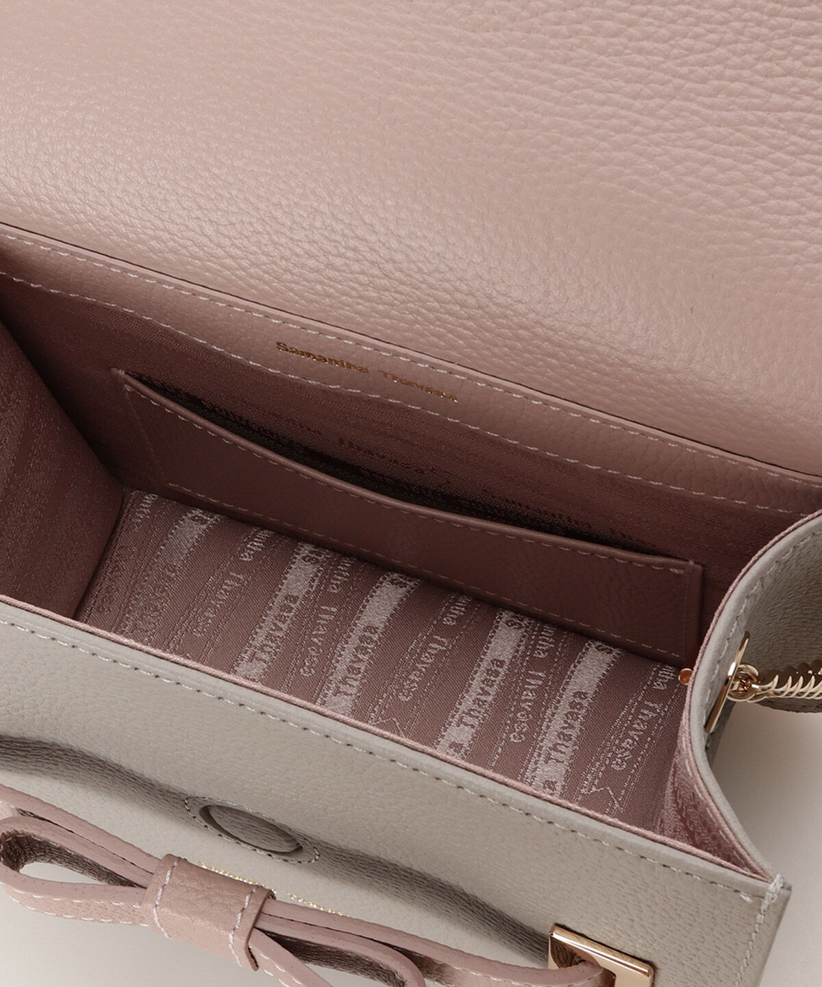 Samantha Thavasa「新バイカラーエムシュシュⅡ ショルダーバッグ 小サイズ」|ショルダー・メッセンジャー|