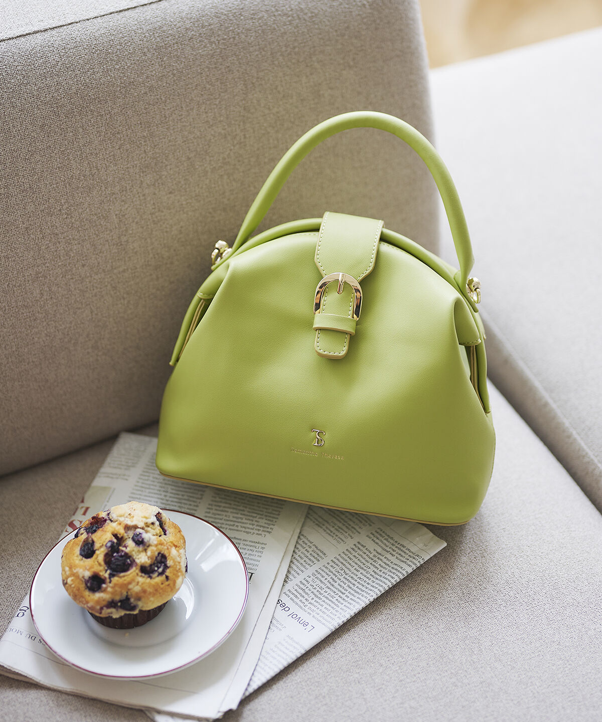 Samantha Thavasa「クラシックラウンド ワンハンドルバッグ」|ハンドバッグ|