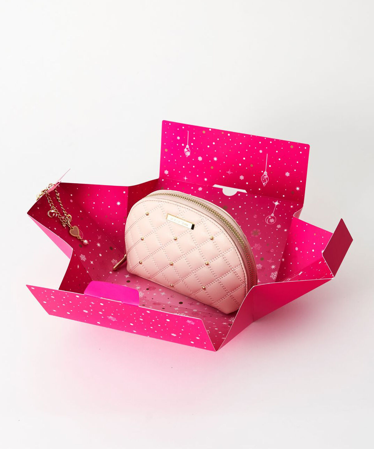 Samantha Thavasa「キルティングポーチ＆ハートチャームセット」|ポーチ|