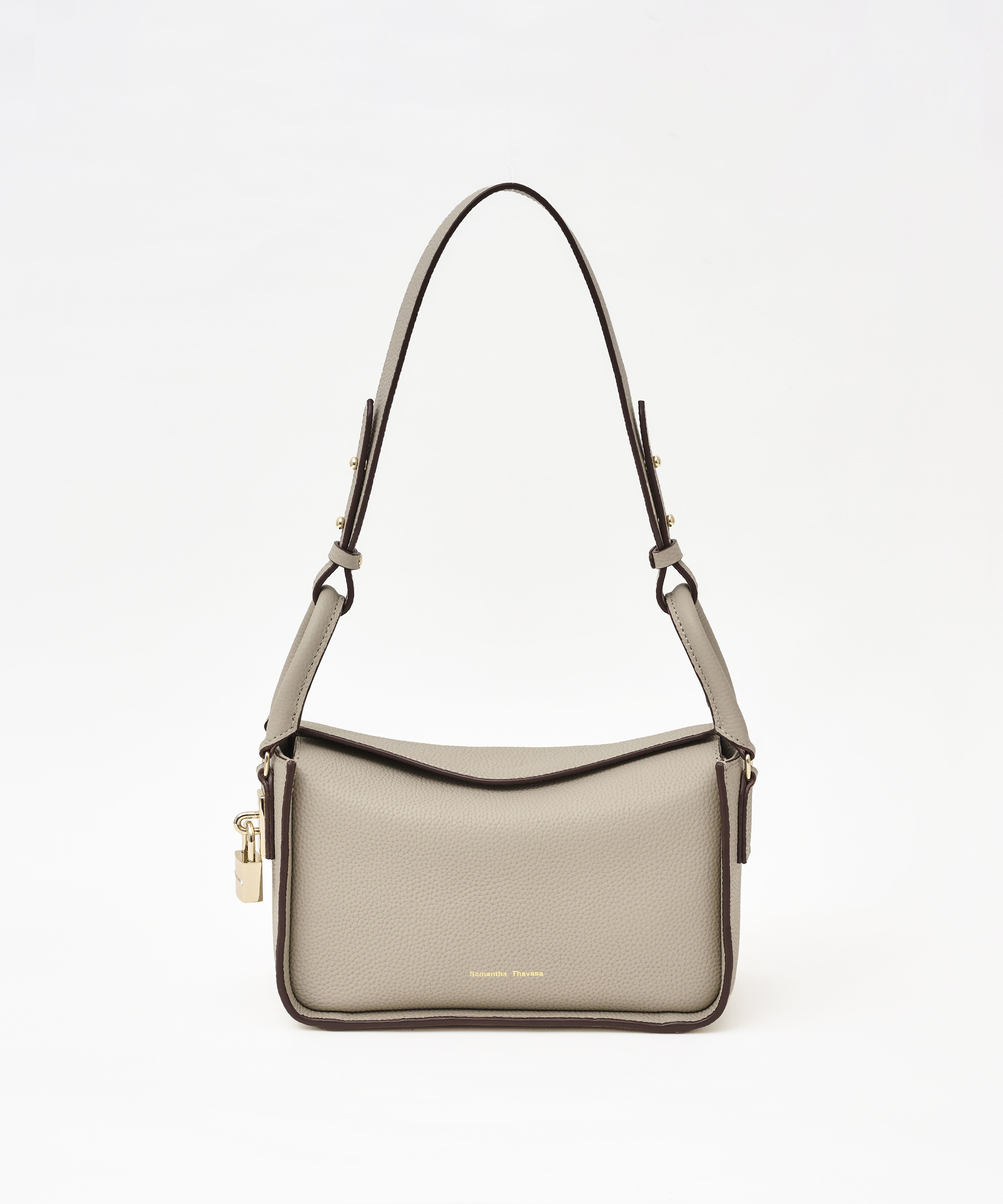 Samantha Thavasa「[パステルカラー]Samantha smartwang（スマートワン）」|ショルダー・メッセンジャー|グレージュ