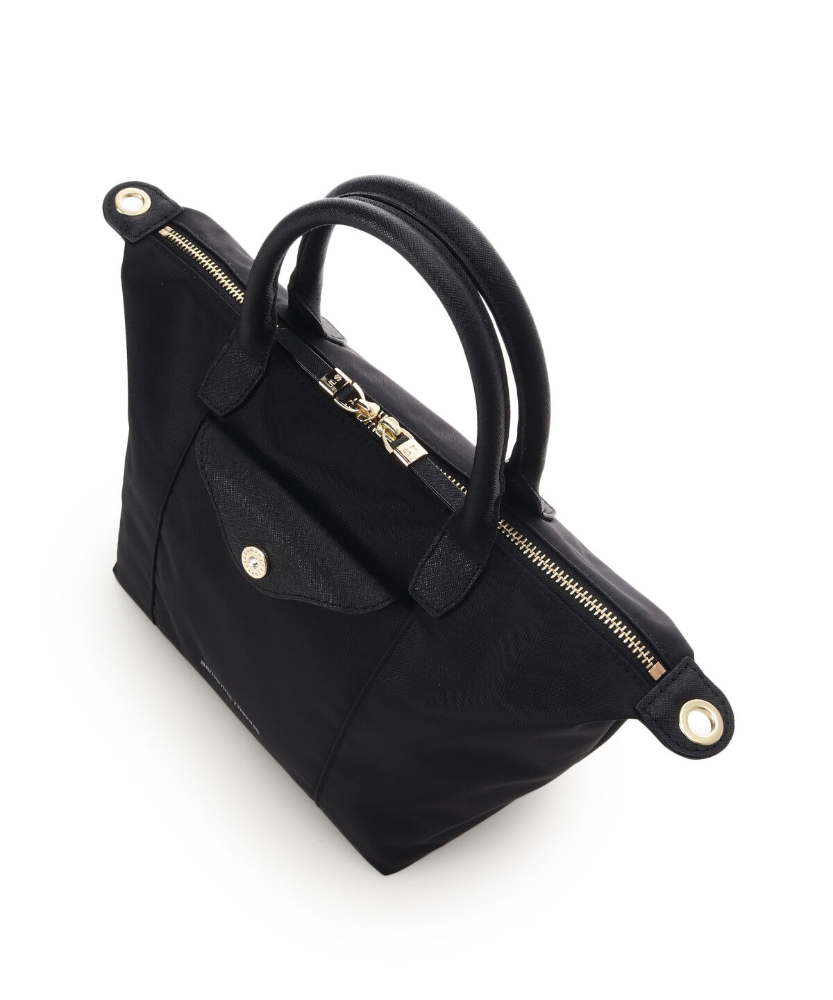 Samantha Thavasa「ナイロン&times;スプリットレザー カジュアルハンドバッグ」|ハンドバッグ|