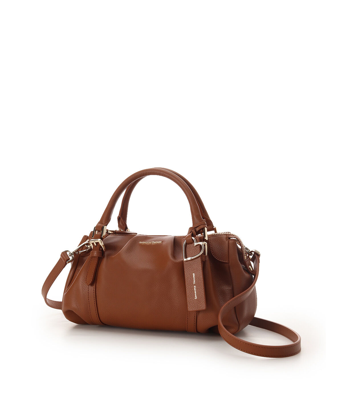 Samantha Thavasa「タックデザインソフトレザーハンドバッグ」|ハンドバッグ|