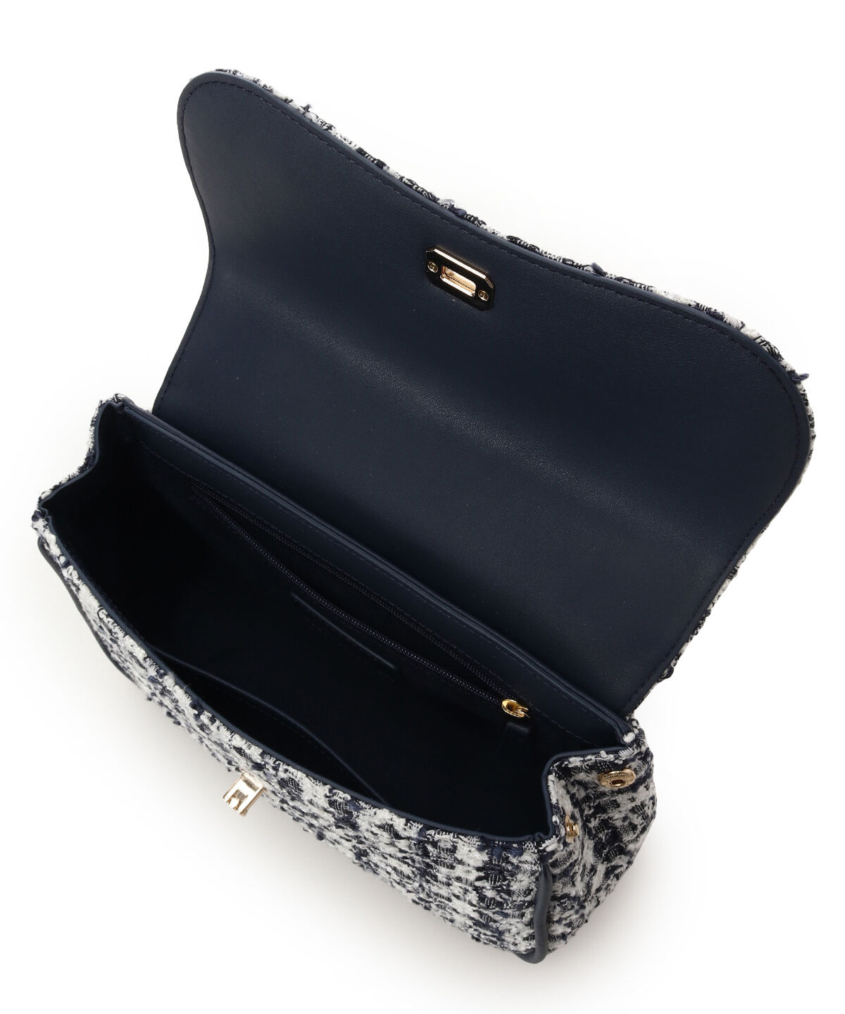 Samantha Thavasa「オリジナル金具ツイード ワンハンドルバッグ」|ハンドバッグ|