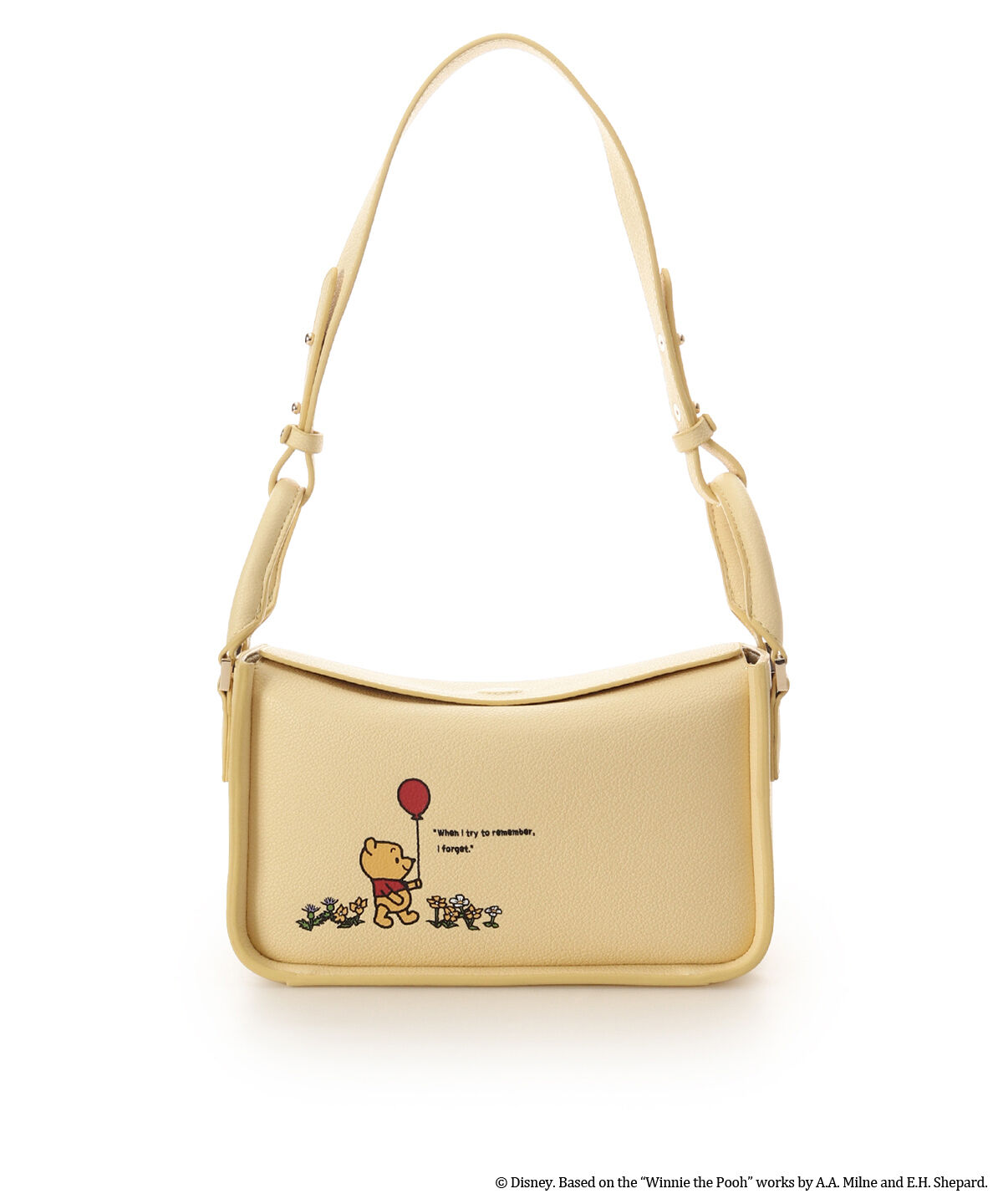 Samantha Thavasa「「くまのプーさん」コレクション ショルダーバッグ（プーさん）」|ショルダー・メッセンジャー|イエロー