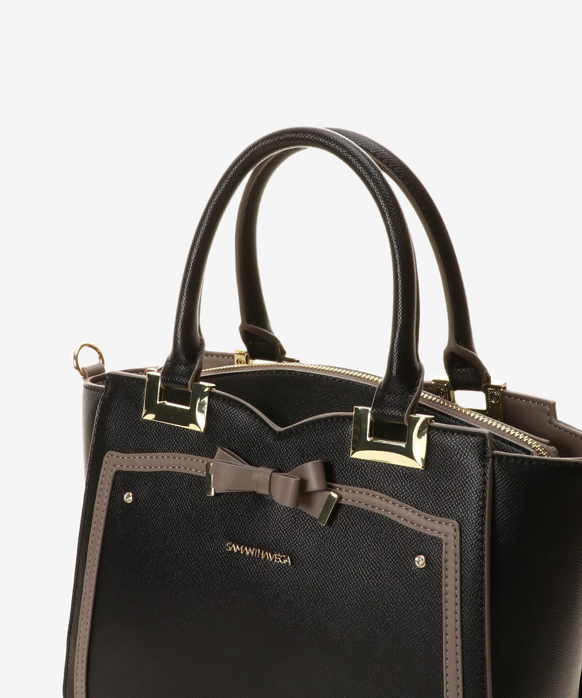 Samantha Vega「ソリッドリボントートバッグ」|ハンドバッグ|