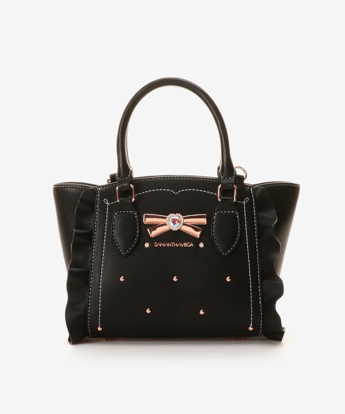 Samantha Vega「リボンスタッズフラッター(ミニ)」|ショルダー・メッセンジャー|