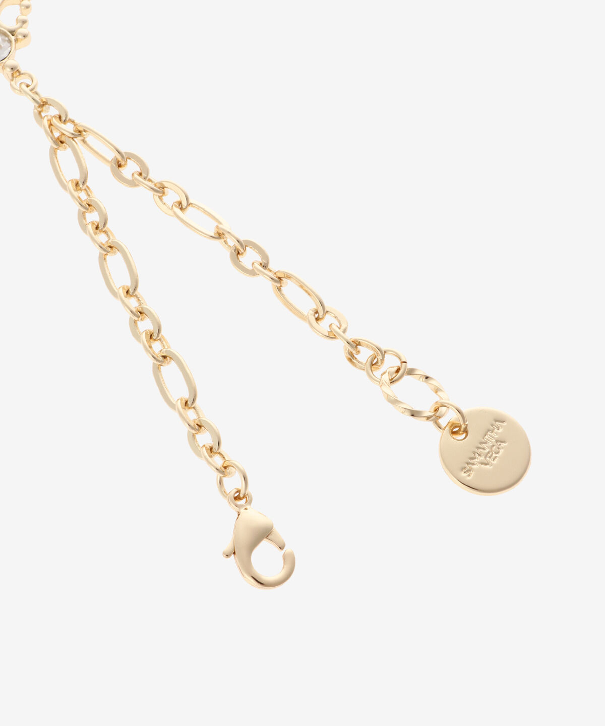 Samantha Vega「クリアカメオ風イニシャルチャーム（Y）」|チャーム・キーホルダー|