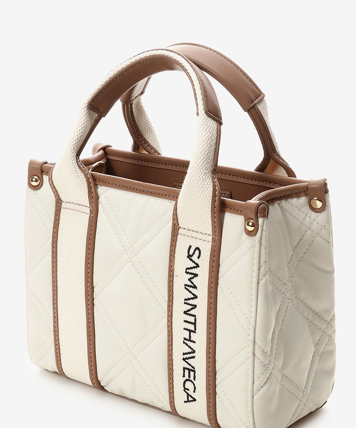 Samantha Vega「ロゴテープキルティングショルダーバッグ（ミニ）」|ショルダー・メッセンジャー|