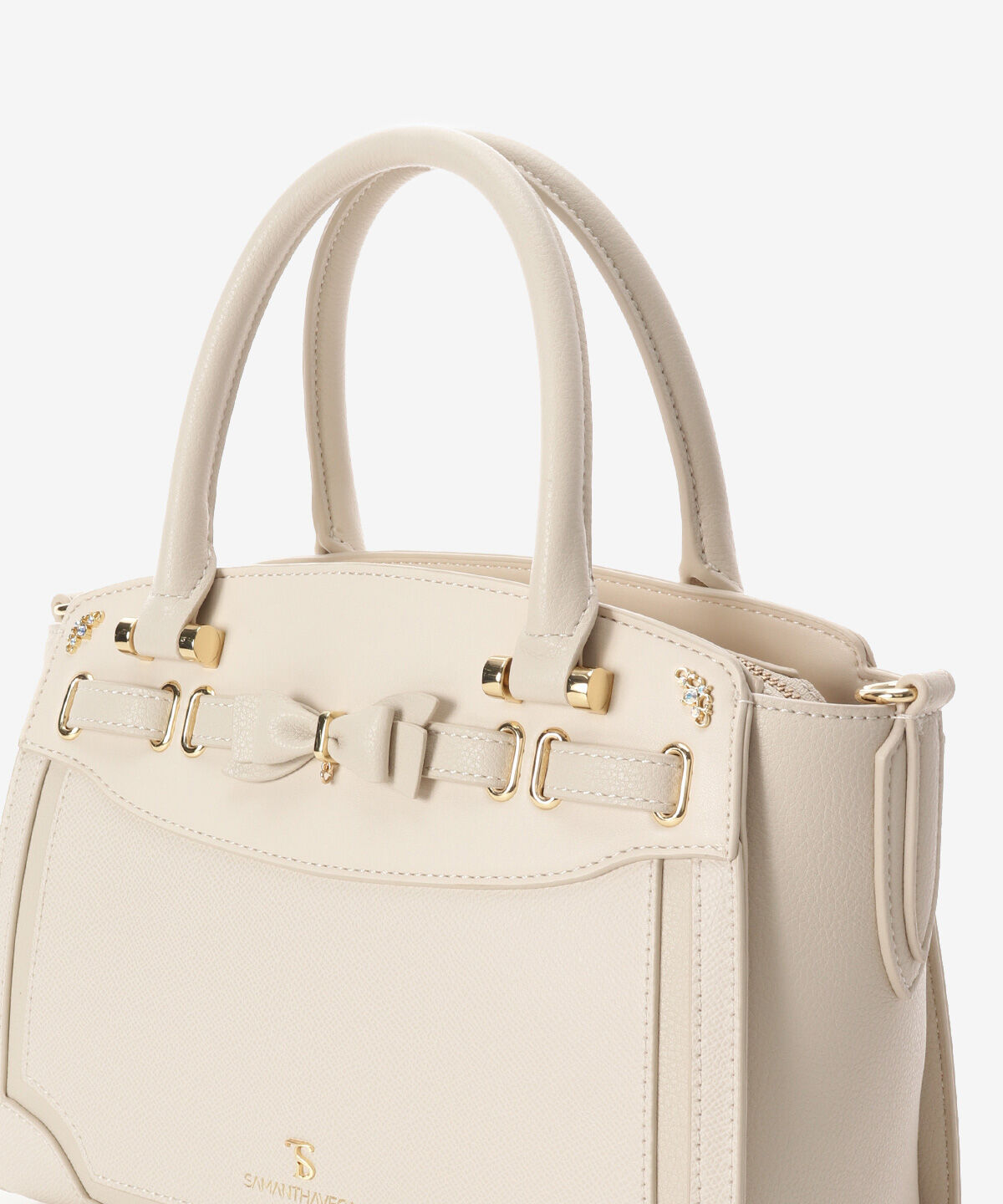 Samantha Vega「フロントリボンベルトハンドバッグ」|ハンドバッグ|