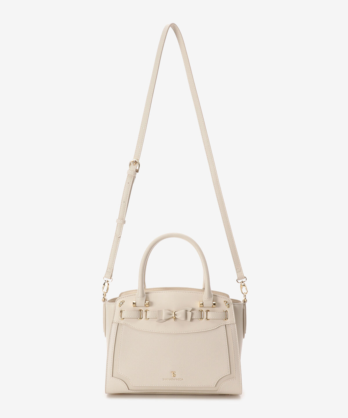 Samantha Vega「フロントリボンベルトハンドバッグ」|ハンドバッグ|