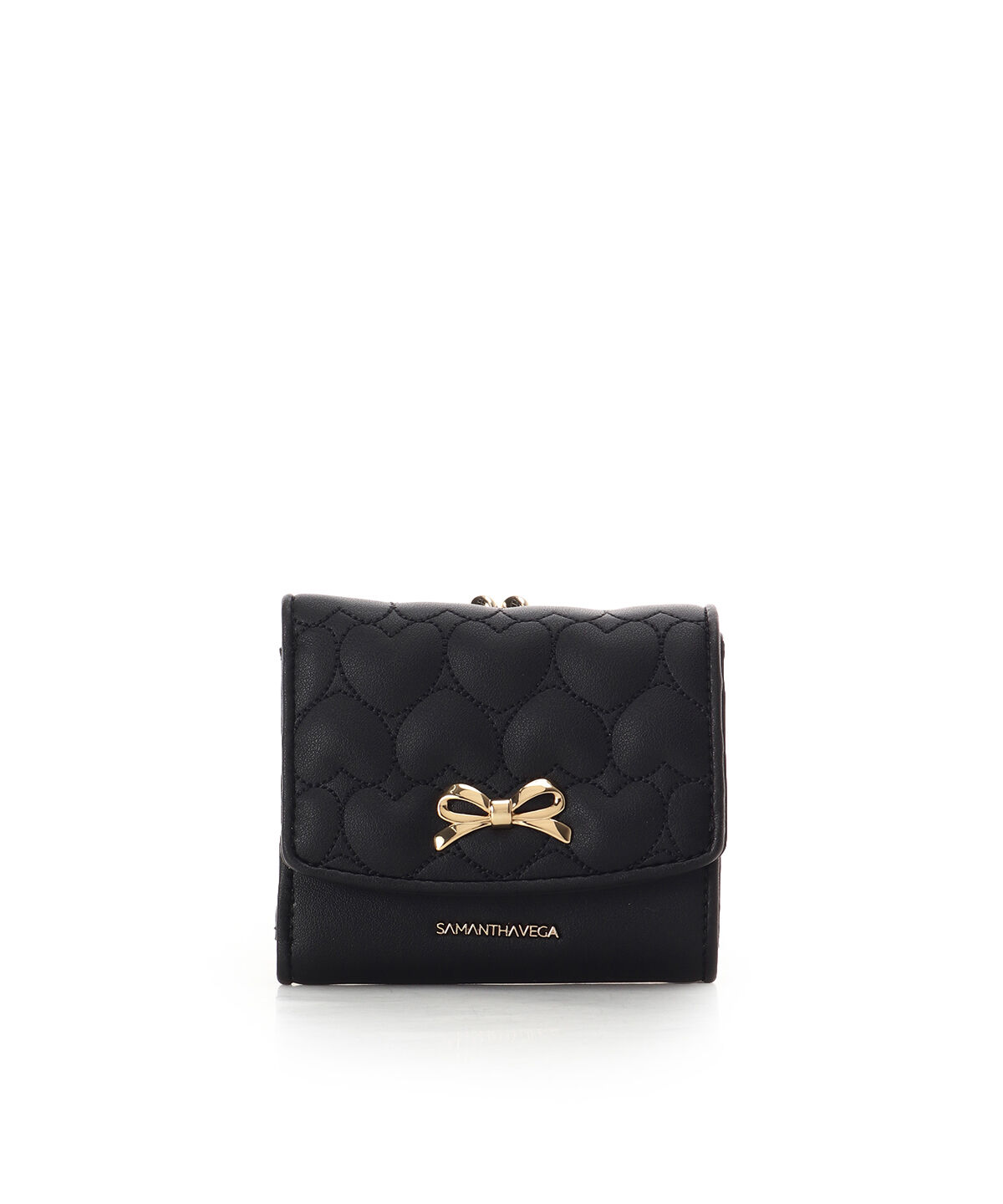 Samantha Vega「エターナルハートキルト折財布」|財布|ブラック