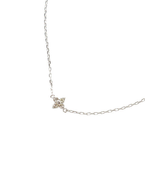 SAMANTHA SILVA「K10 WG ダイヤモンド フラワー ブレスレット」|ブレスレット・バングル|