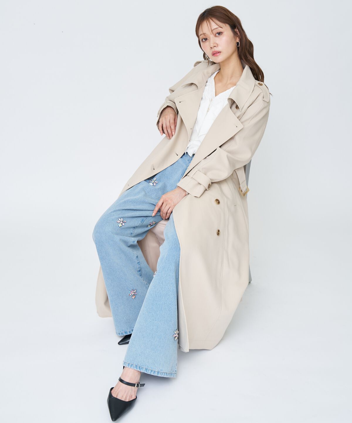 アンドクチュール「アイコニックトレンチコート」|トレンチコート|ベージュ