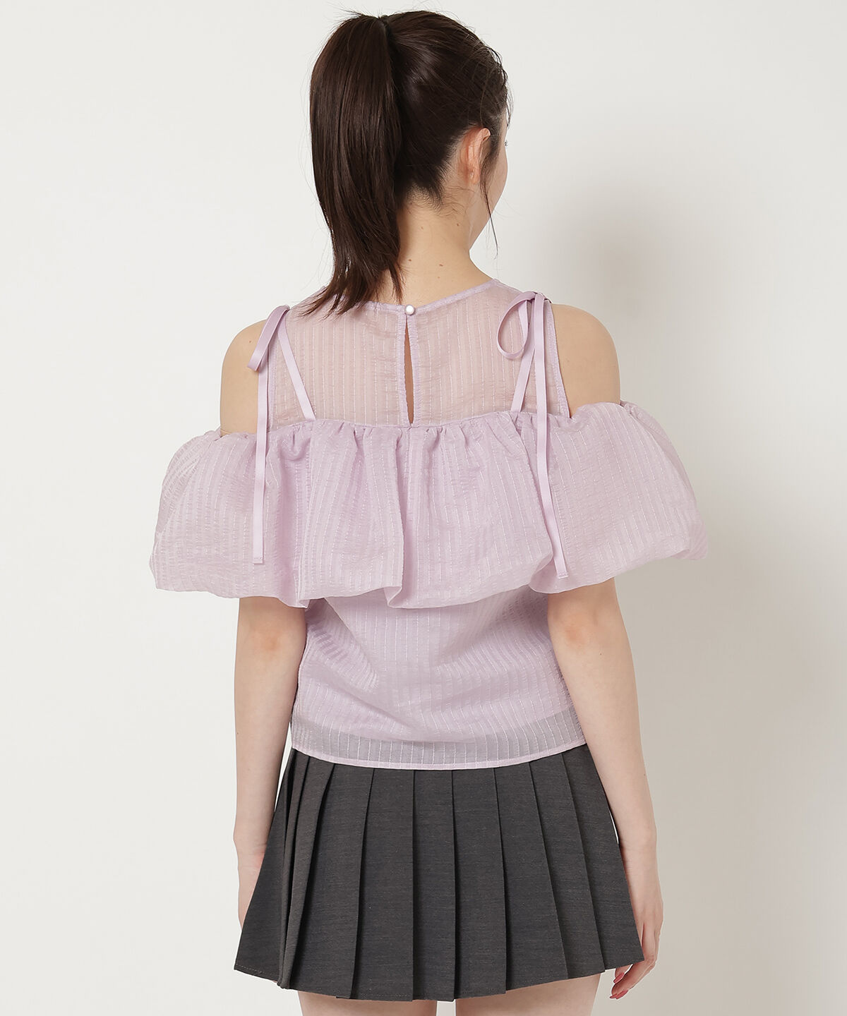 REDYAZEL「ストライプシアートップス」|Tシャツ・カットソー|