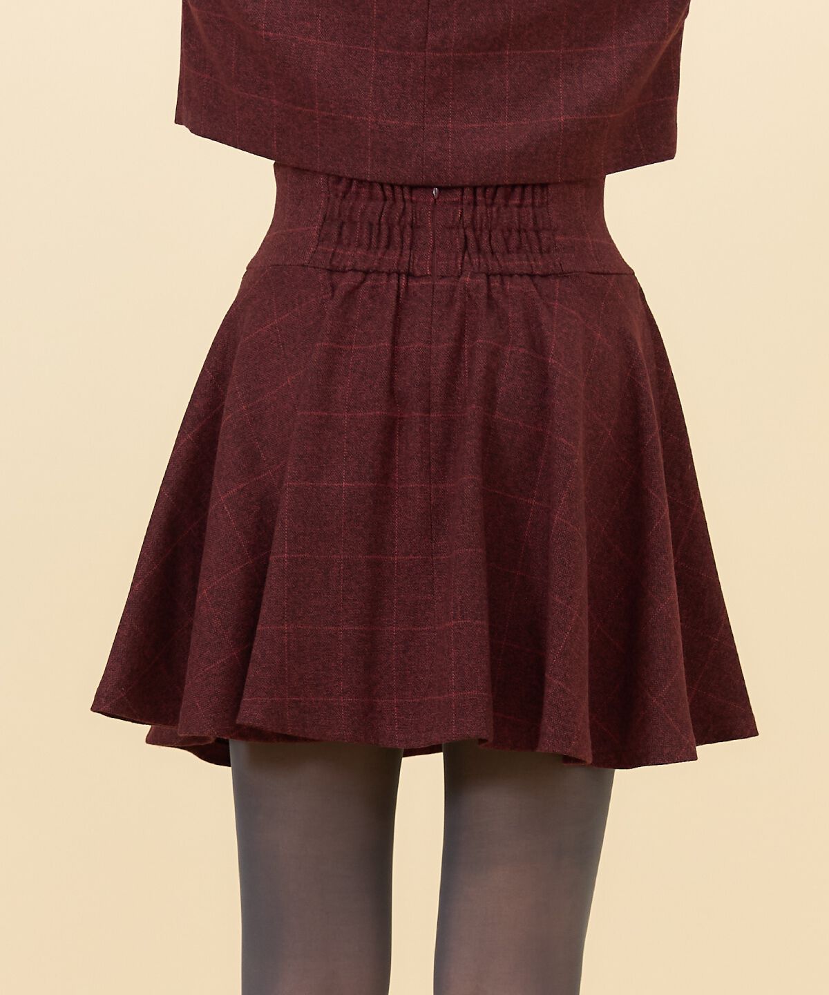 REDYAZEL「チェックフレアミニスカート」|フレア|