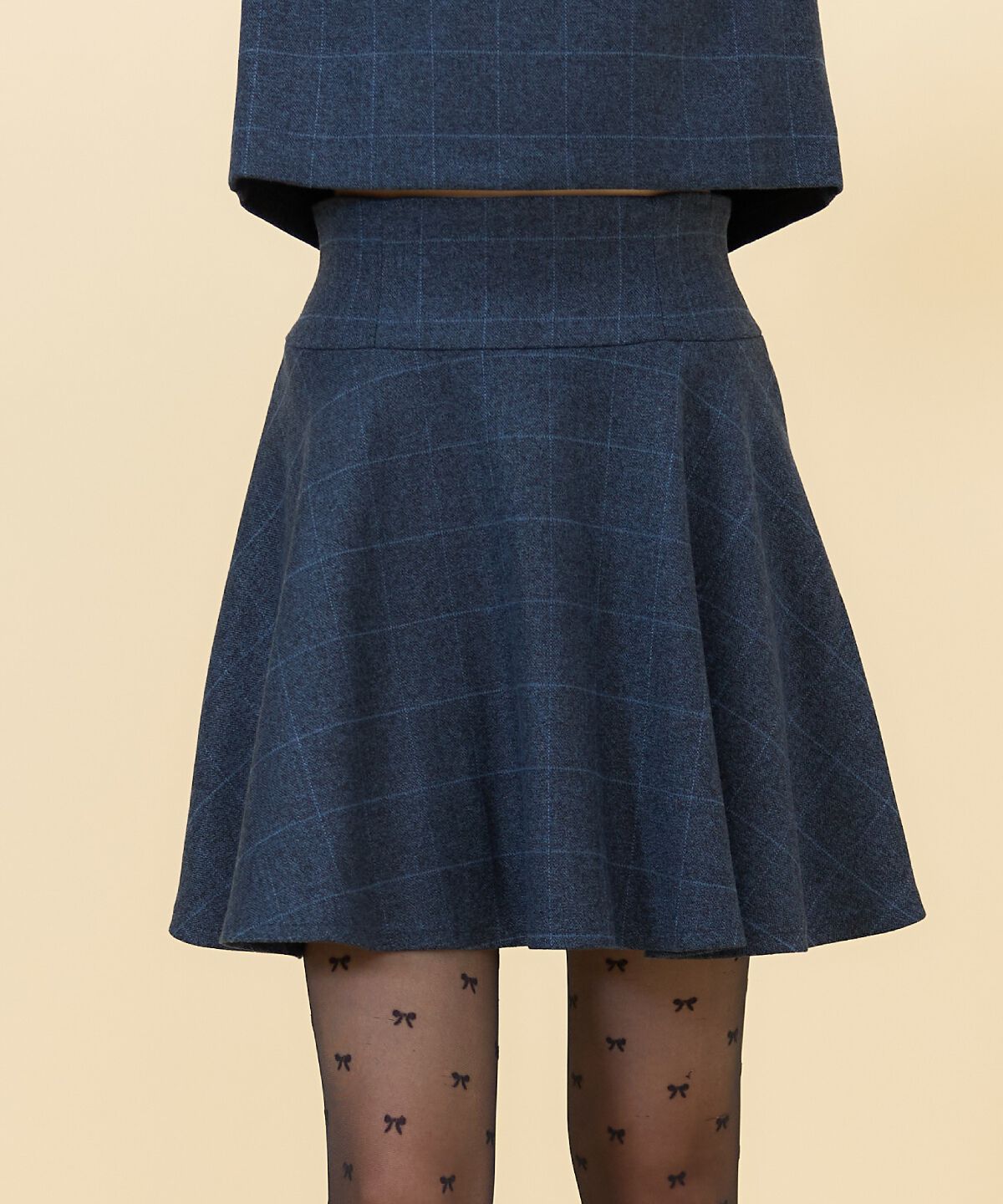 REDYAZEL「チェックフレアミニスカート」|フレア|