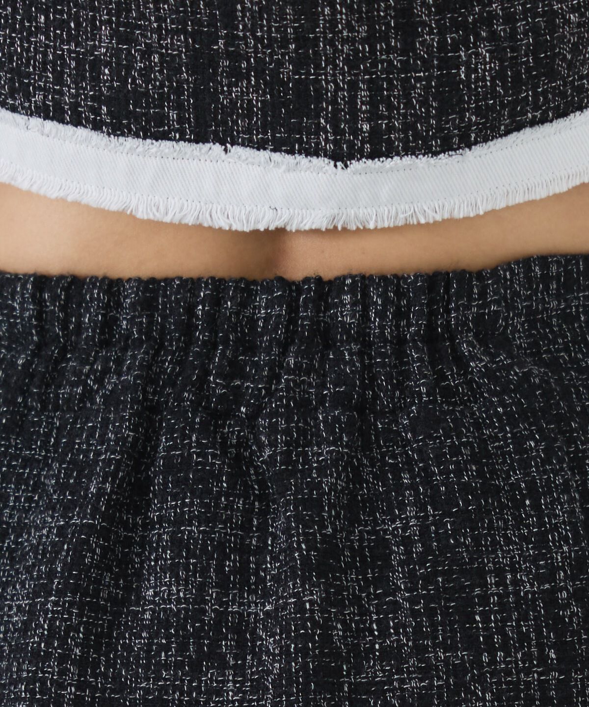 REDYAZEL「ファンシーツイードミニスカート」|台形|