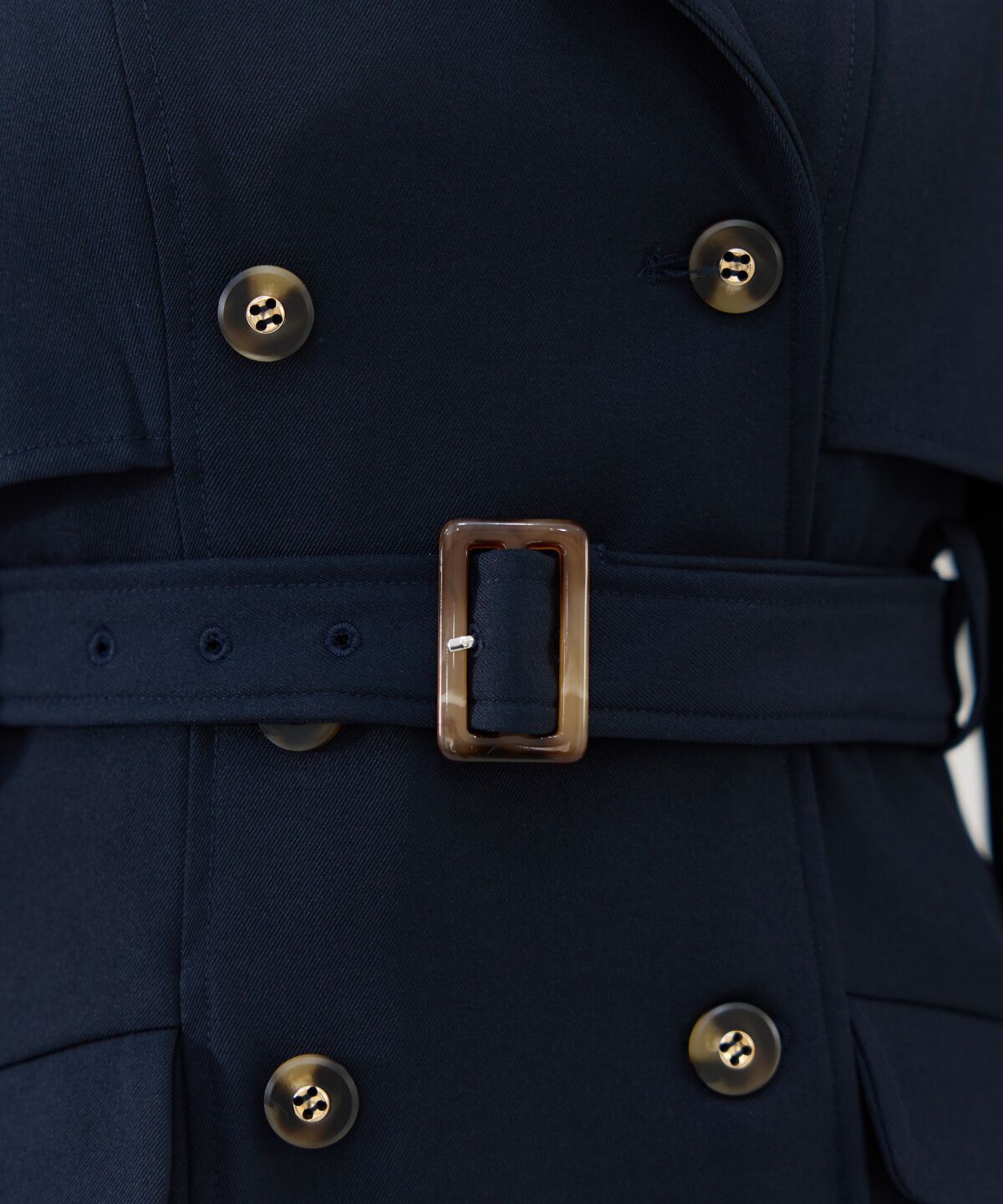 REDYAZEL「パフスリーブロングトレンチコート」|トレンチコート|