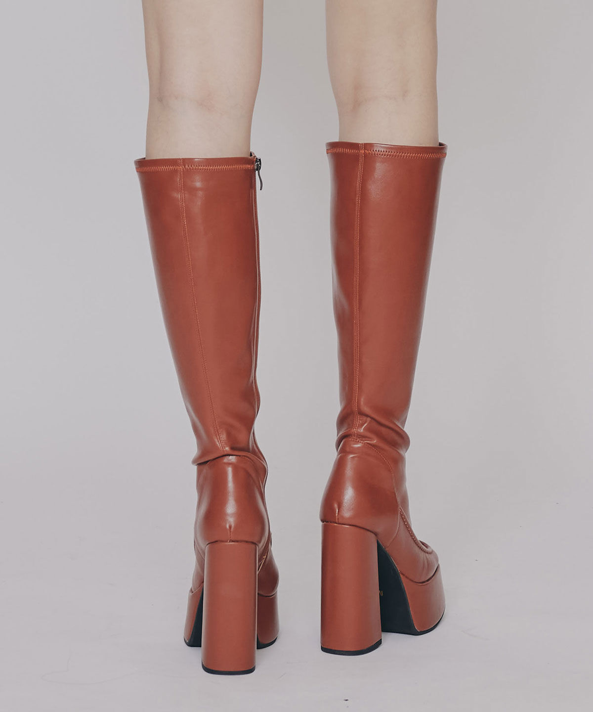 REDYAZEL「スクエアタイツロングブーツ」|ショートブーツ|