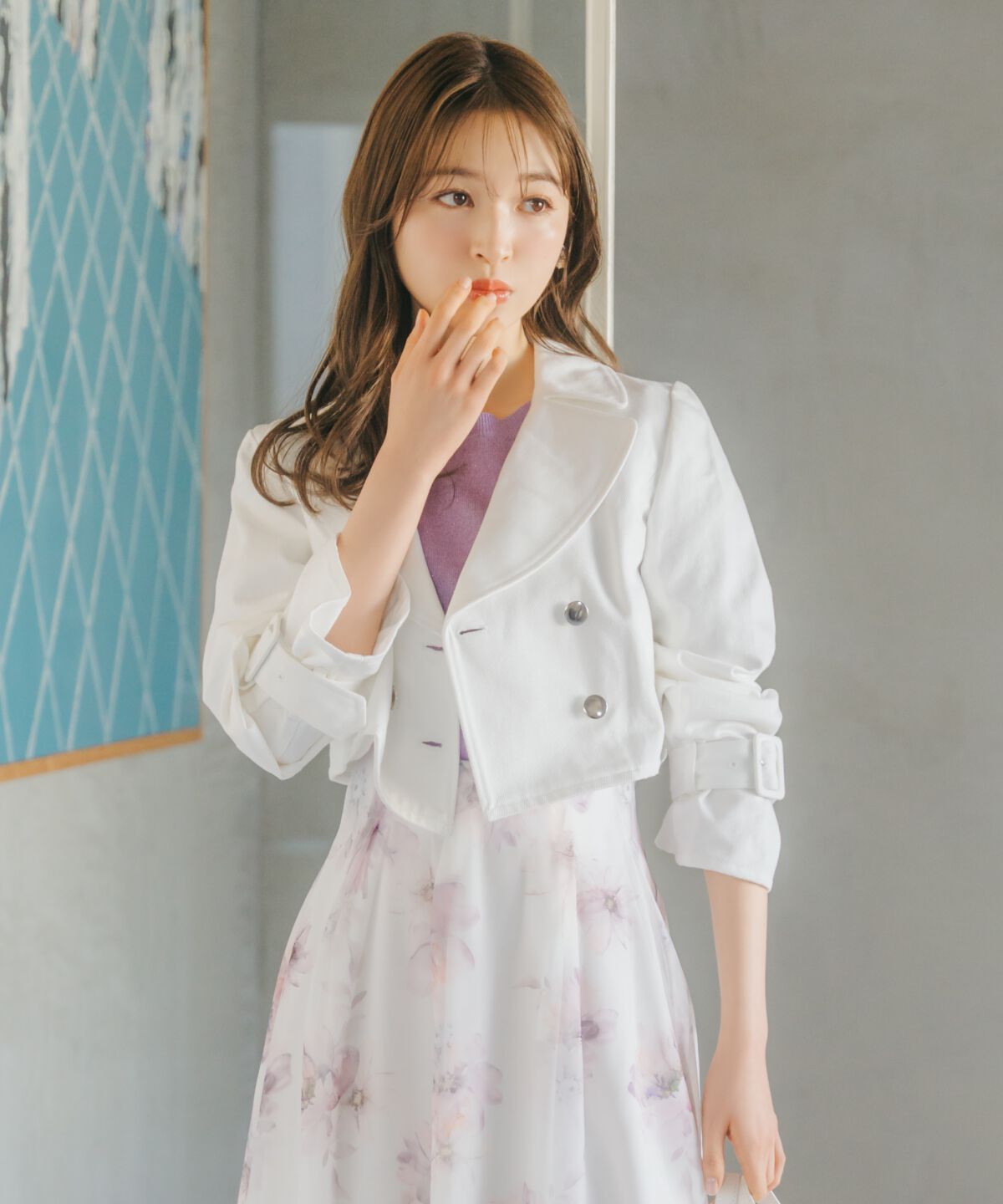 WILLSELECTION「デニムWボタンジャケット」|デニムジャケット|