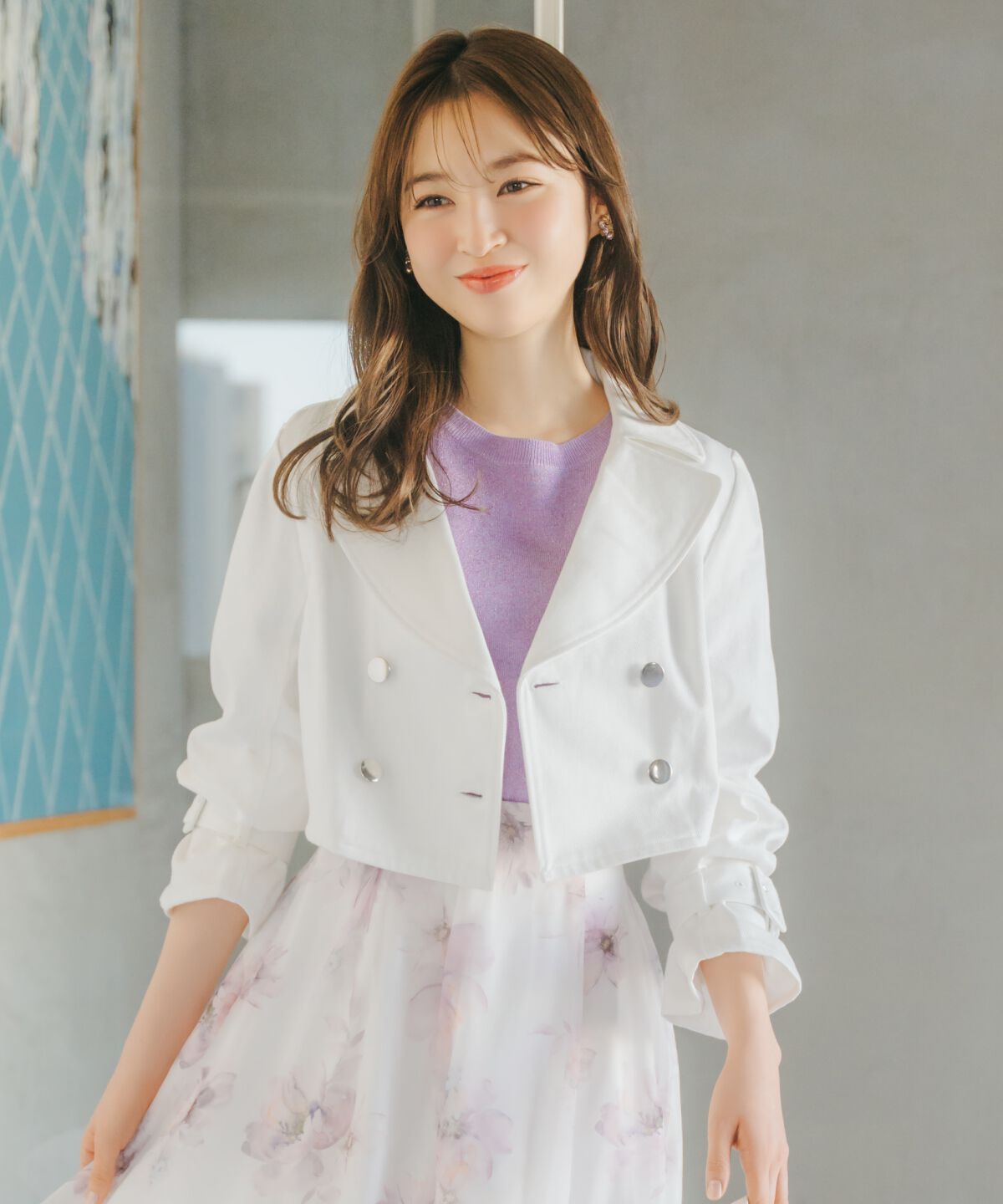 WILLSELECTION「デニムWボタンジャケット」|デニムジャケット|