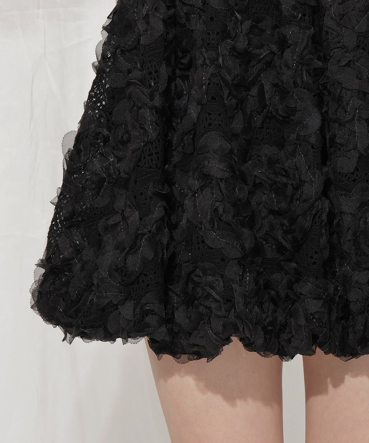 WILLSELECTION「レースバルーンスカート」|フレア|