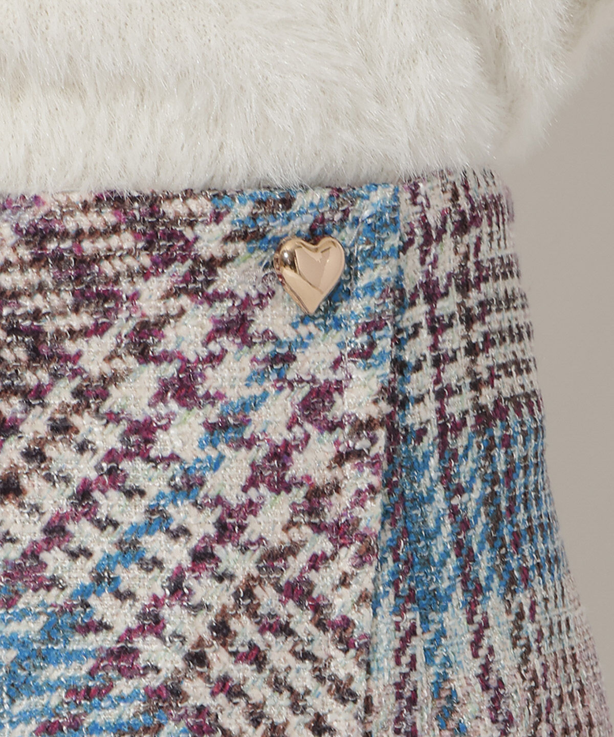 WILLSELECTION「ラメツイードミニスカート」|台形|