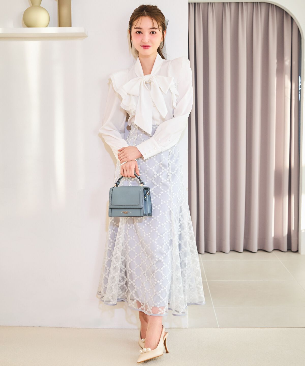 WILLSELECTION「ラッフルボウタイブラウス」|シャツ・ブラウス|